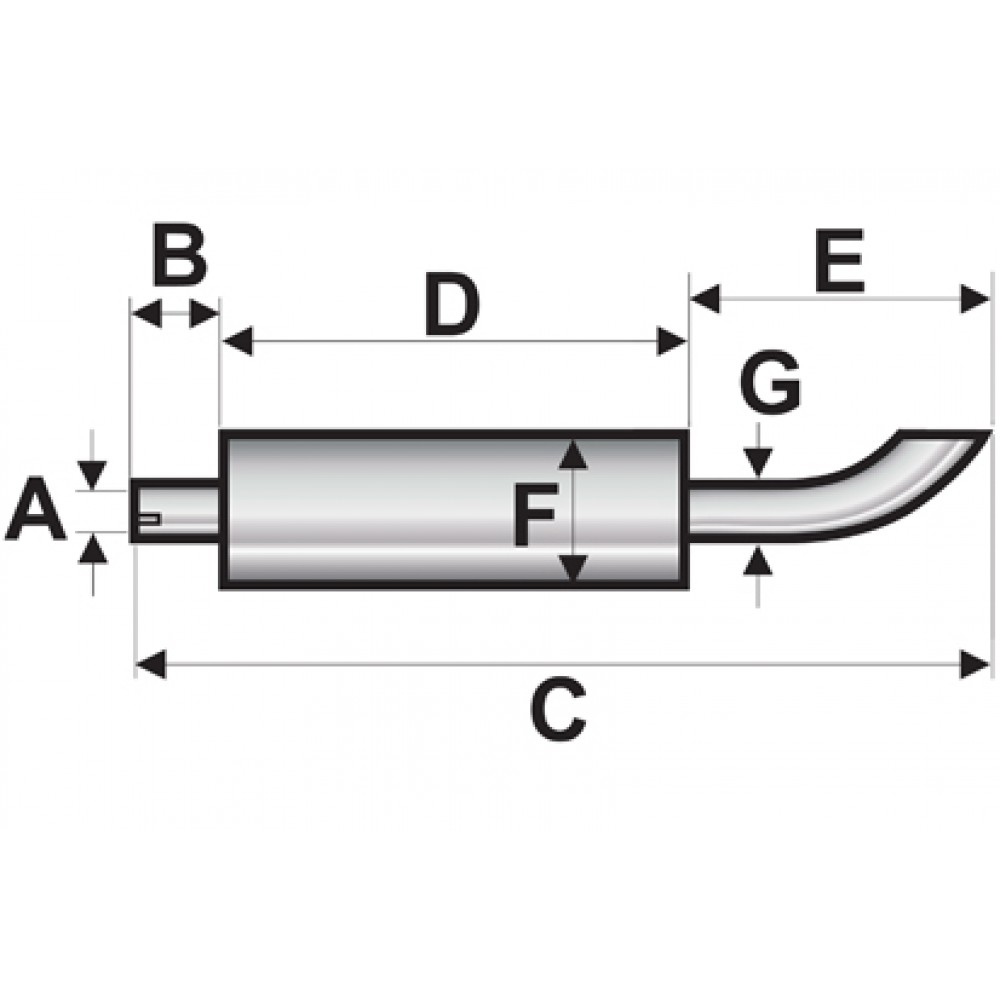 Vertical silencer
